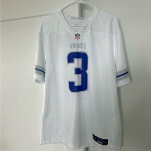 Vikings Jordan Addison Nike Winter White Alternative Jersey. Size L